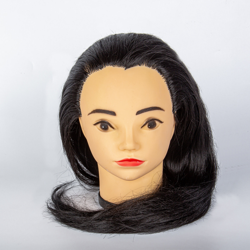 Unisex Multicoloured Practice Hairdressing With Realistic Female Mannequin Head Perfect For Cosmetology And Hairdresser Training