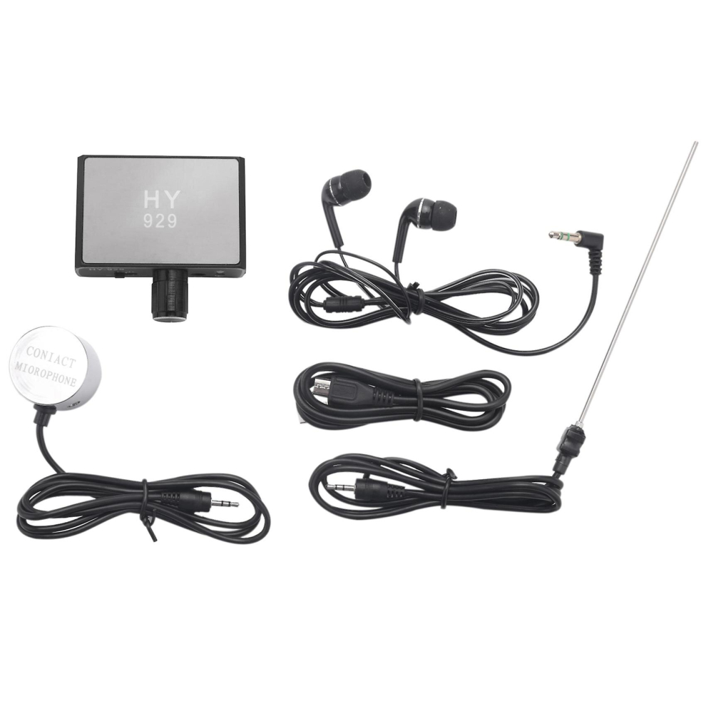 Diy Hy929 High Strength Wall Microphone Voice Listen Detector For Water Leakage Oil Leaking Hearing 9379873035336