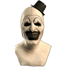 Black Hat Joker Mask Halloween Mask Terrifier Art The Clown Cosplay Joker Mask Latex Mask Halloween Props