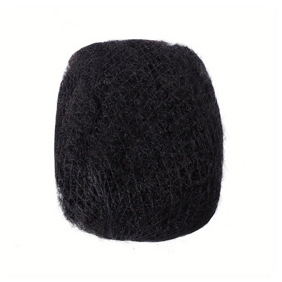 Unisex Multicoloured Real Human Hair Puffy Hair Pack For Reggae Dreadlocks 30G Pack Repair And Pile Hair Extensions Afro Kinky Bulk Hair Fleece Dreadlocks