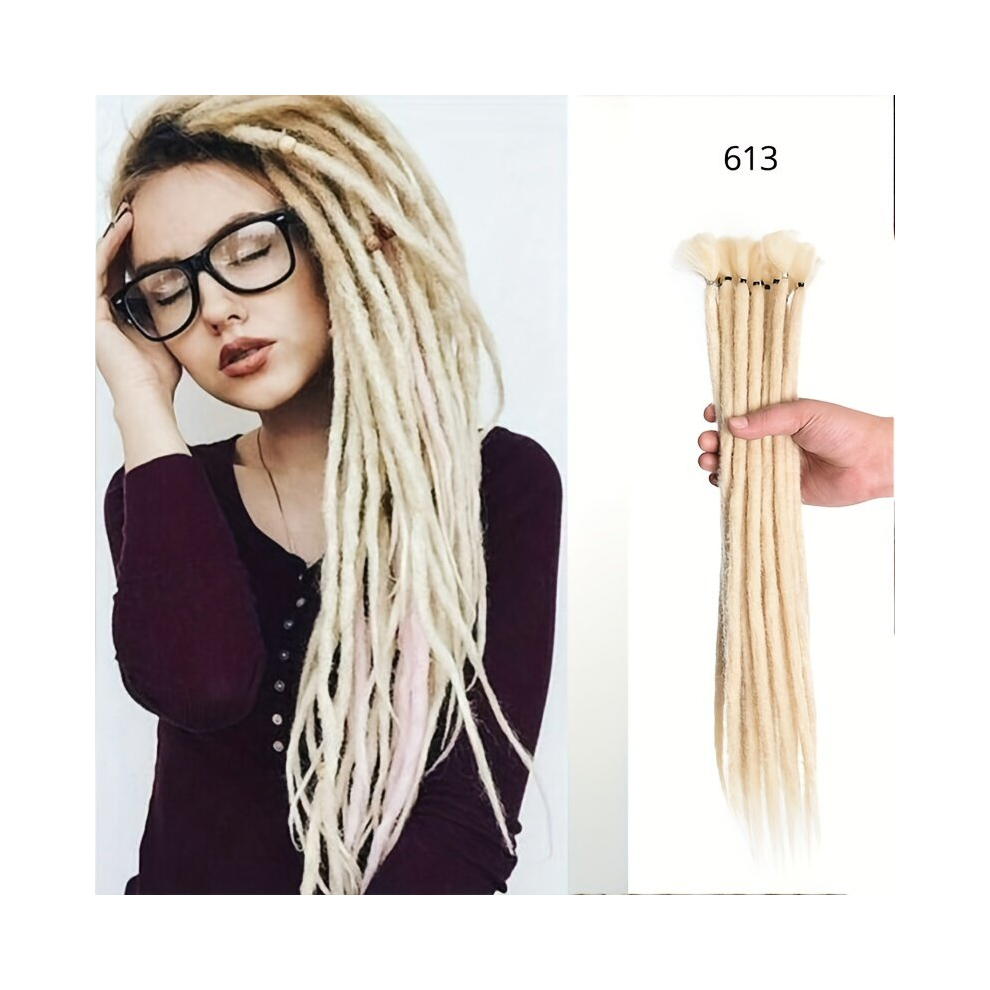 Unisex Multicoloured Dreadlock Extensions 20 Synthetic Dreads Crochet Reggae Hair Extensions 10Pcs Pack Dreadlocks Extensions Synthetic Single Ended Crochet Dreads Extensi