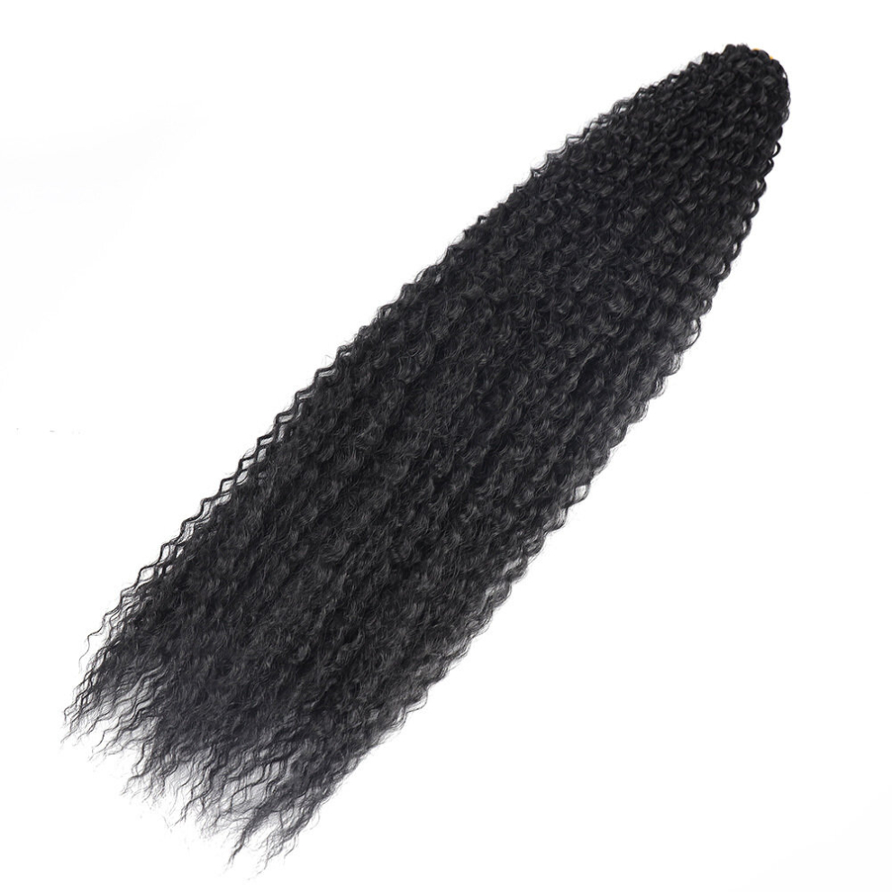 Afro Kinky Curly Crochet Braid Hair Extension 76 2 Cm Soft Long Synthetic Curly Braiding Extensions