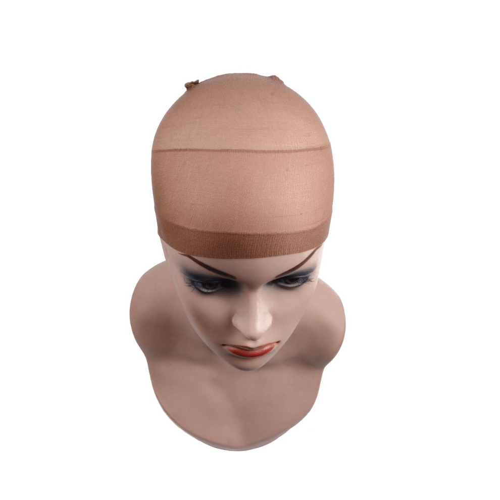 Unisex Multicoloured 2 Pieces Pack Wig Cap Hair Net For Weave Hair Nets Wig Nets Stretch Mesh Cap For Making Wigs Size
