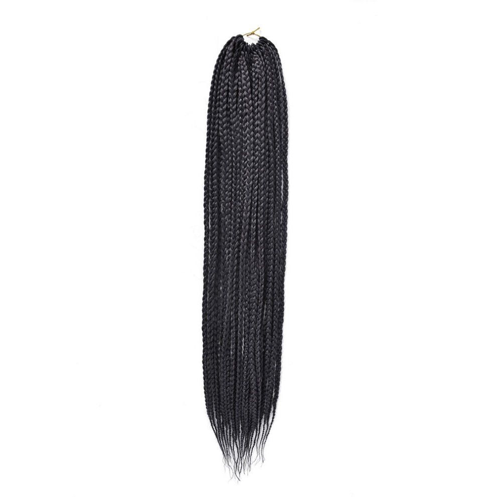 Box Braids Crochet Hair Extension Crochet Box Braids Pre Looped Natural Crochet Braids Crochet Hair Extension For Women Synthetic Hair Extensions