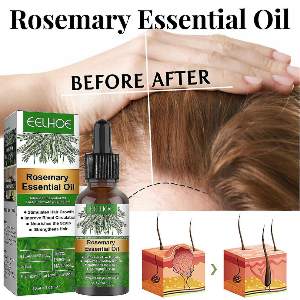 Rosemary Hair Oil Nourishment Scalp Stimulates Hair Growth Hair Care Oil