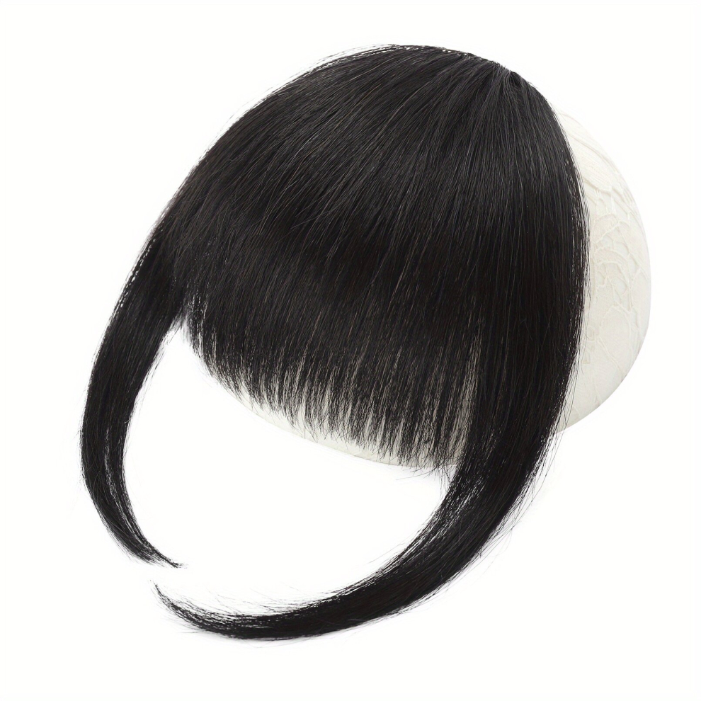 Unisex Multicoloured Clip In Bangs Clip In Hair Extensions Real Human Hair 100 Human Hair Hair Extensions Wispy Bangs Fringe With Temples Hairpieces Air Bangs