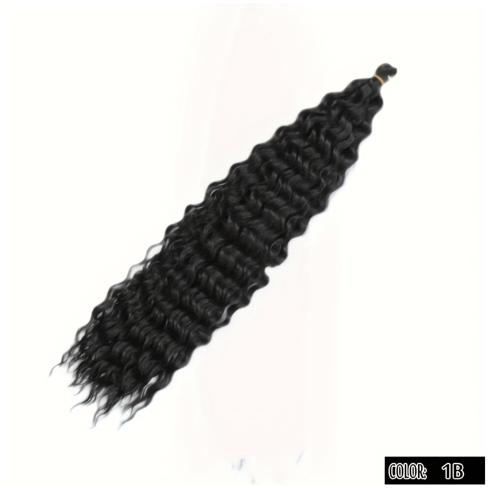 Ombre Long Curly Hair Synthetic Crochet Hair Extensions Natural Looking For Daily Use