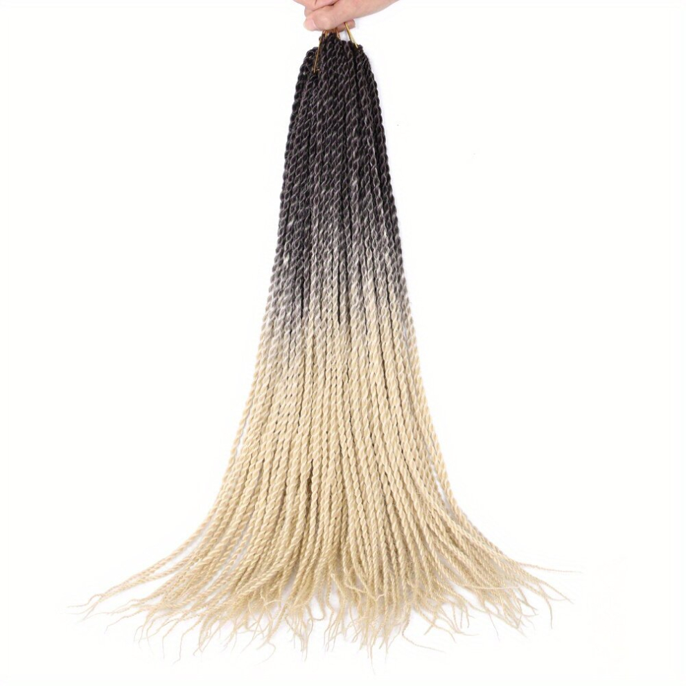50 8 Cm Ombre Crotchet Braids Synthetic Senegalese Twist Braiding Hair Crochet Hair Extensions For Women