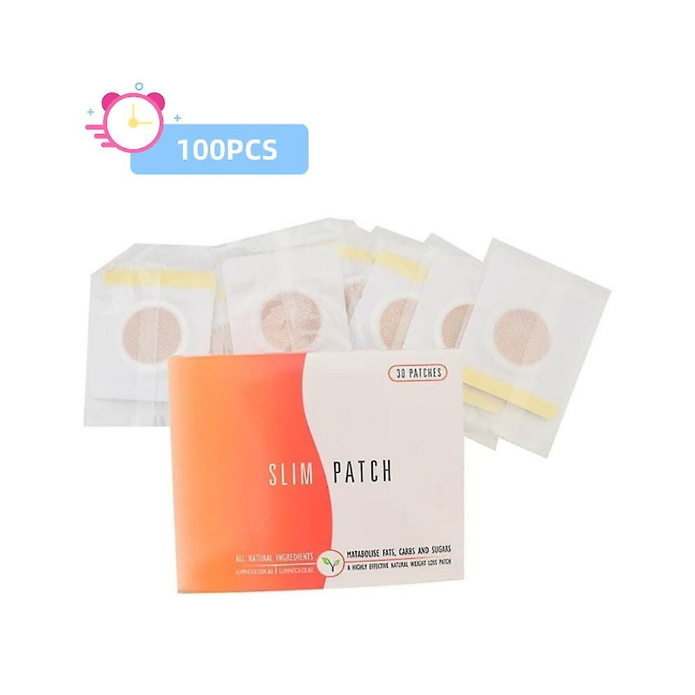 100pcs Slimming Slim Patch Navel Sticker Fat Burning Slimming Products Body Belly
