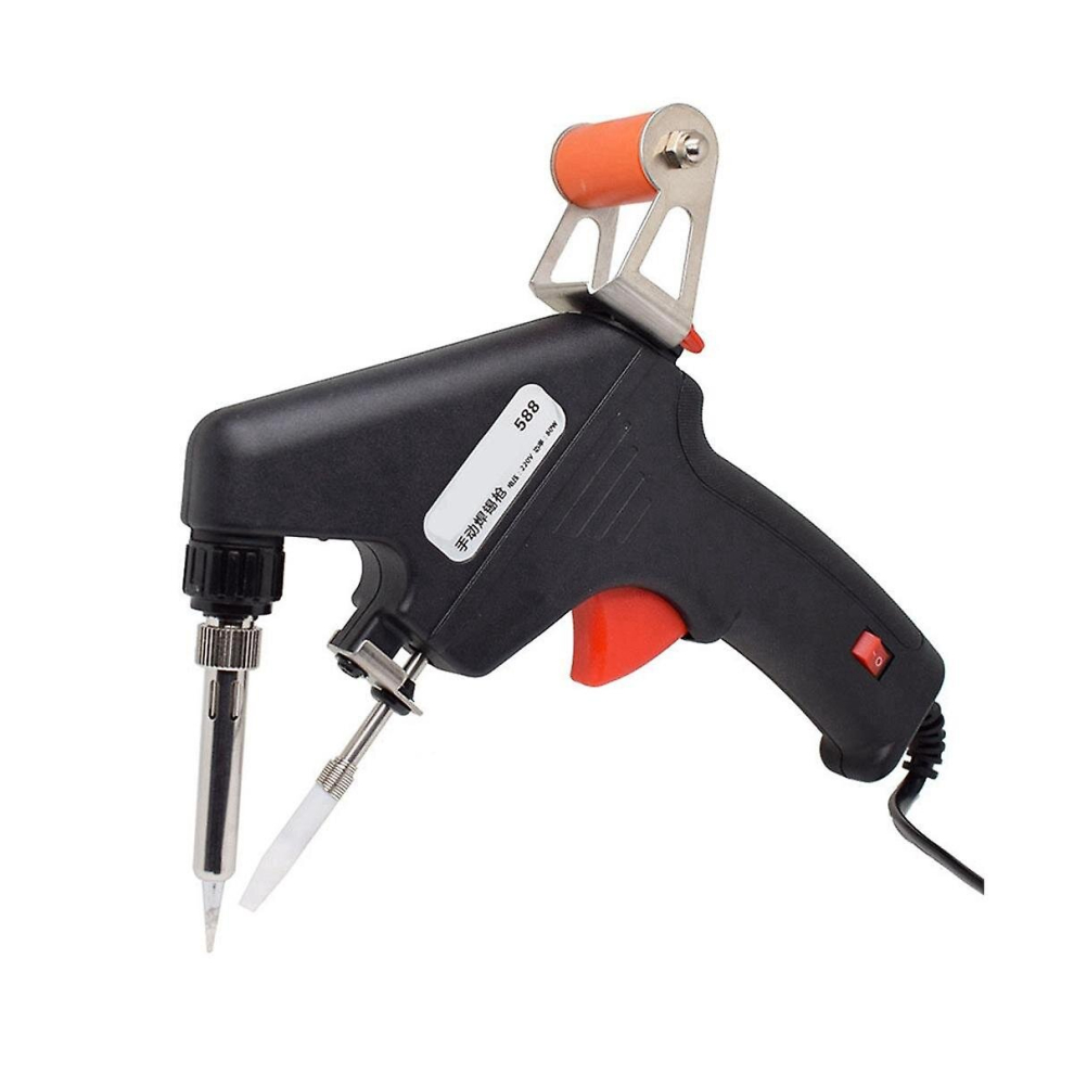 Manual Soldering Tin-Feeding Electric Soldering Iron 80W High Spot Welding Efficiency Eu Plug 9379873039037