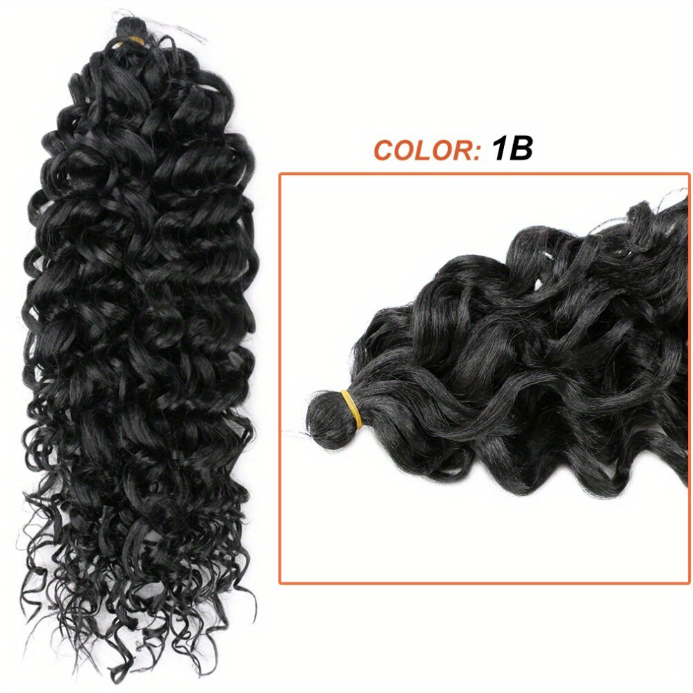 Unisex Multicoloured 50 8 Cm Synthetic Long Wave Braiding Hair Extensions Afro Curl Ombre Blonde Crochet Hair Natural For Women