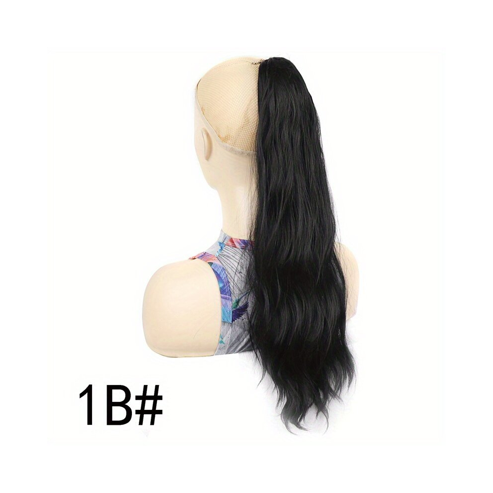 Long Curly Claw Ponytail Synthetic Hair Extensions Natural Looking For Daily Use