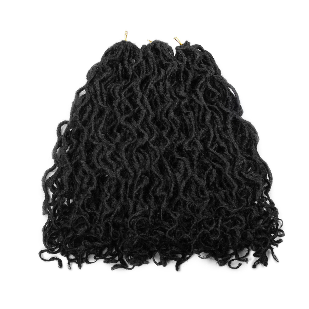 Faux Loc Crochet Hair 45 12 Strands Pack Spring Twist Hair Natural Curly Dreadlocks Crochet Braid Hair Extensions For Women