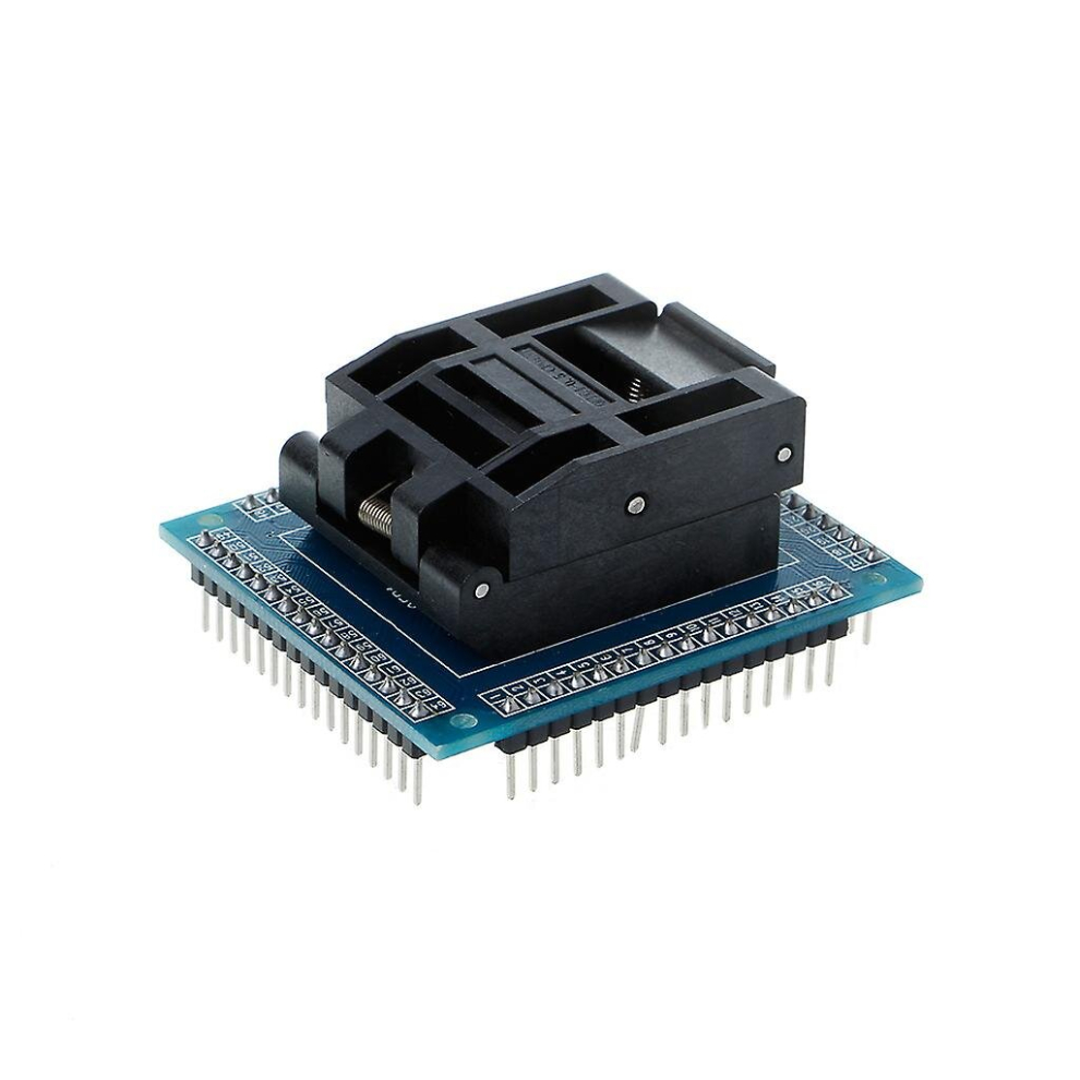 Test Socket Programming Adapter Conversion Block For 0.5M Qfp64 Tqfp64 Lqfp64 Ic 9317312025067