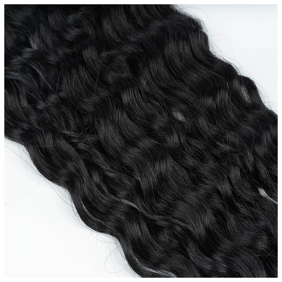 Synthetic Water Wave Braiding Hair Extensions 86 36 Cm Curly Braid Hair Ombre Blonde Twist Crochet Hair