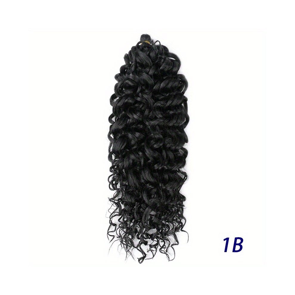 Ombre Long Curly Hair Synthetic Crochet Hair Extensions Natural Looking For Daily Use