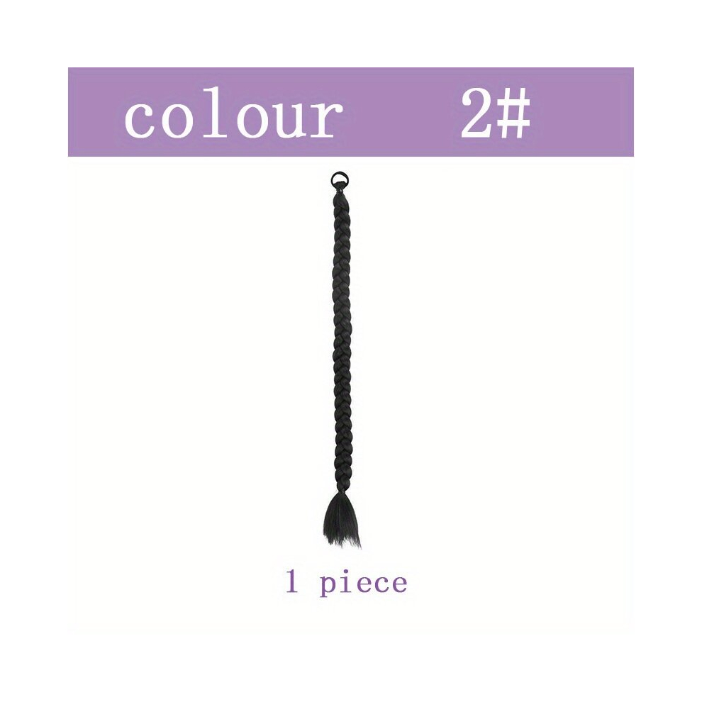 Synthetic Braided Ponytail Womens Long Ponytail High Temperature Fiber Ponytail Hair Extension