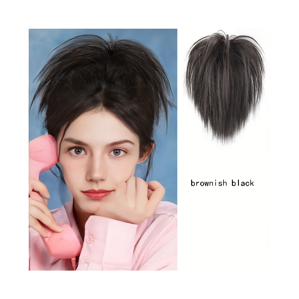 Short Straight Synthetic Hair Buns With Claw Tousled Updo Hair Pieces Messy Ponytail Extensions For Women Girls