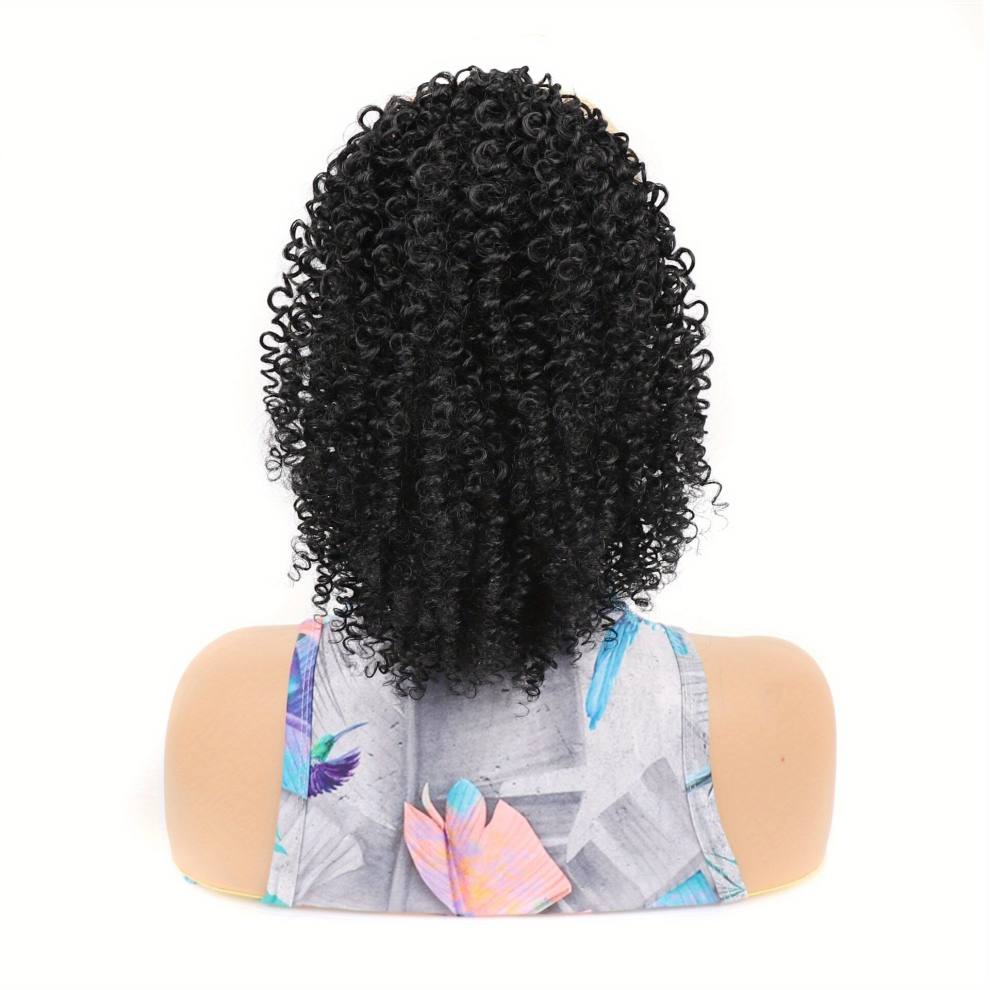 Drawstring Ponytail Curly Ponytail Extensions Synthetic Clip In Hair Extensions Natural Looking For Daily Use