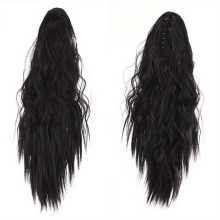 Curly Wave Ponytail Extension Claw Clip Ponytail Hair Curly Synthetic Hairpieces For Women Daily Looking