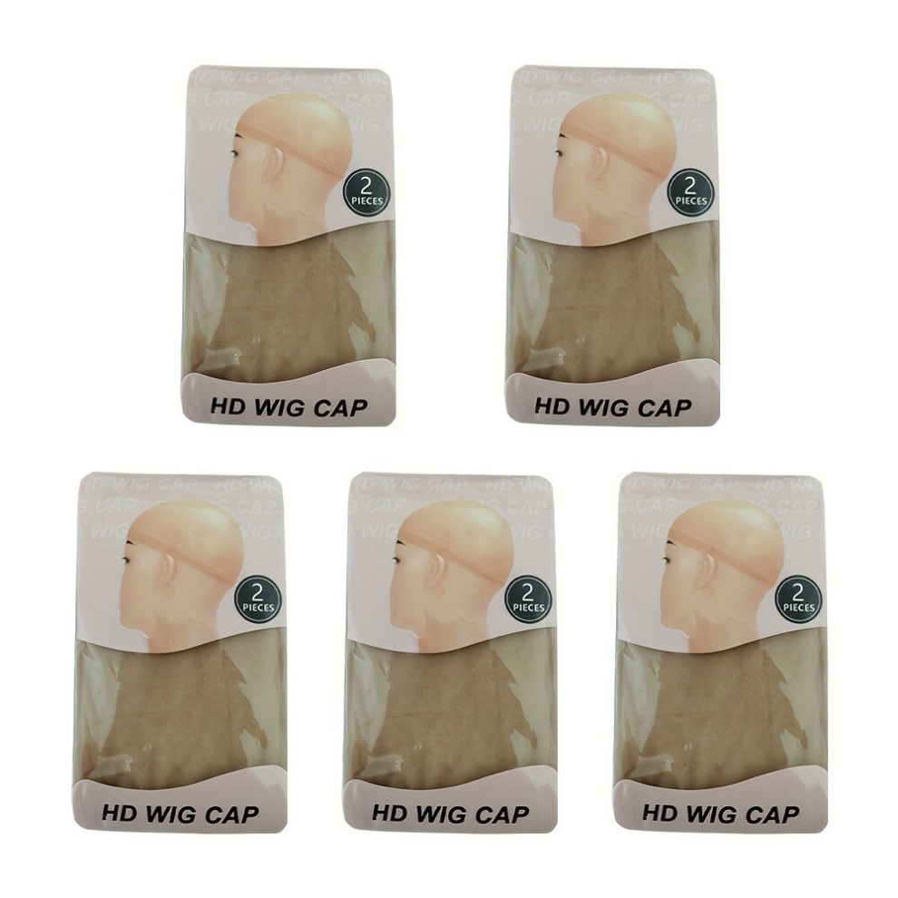 Unisex Multicoloured 10 Pieces Wig Caps For Women Hd Wig Cap For Lace Front Wig Stocking Caps For Wigs Thin And Breathable Wig Cap Invisible Hd Wig Caps