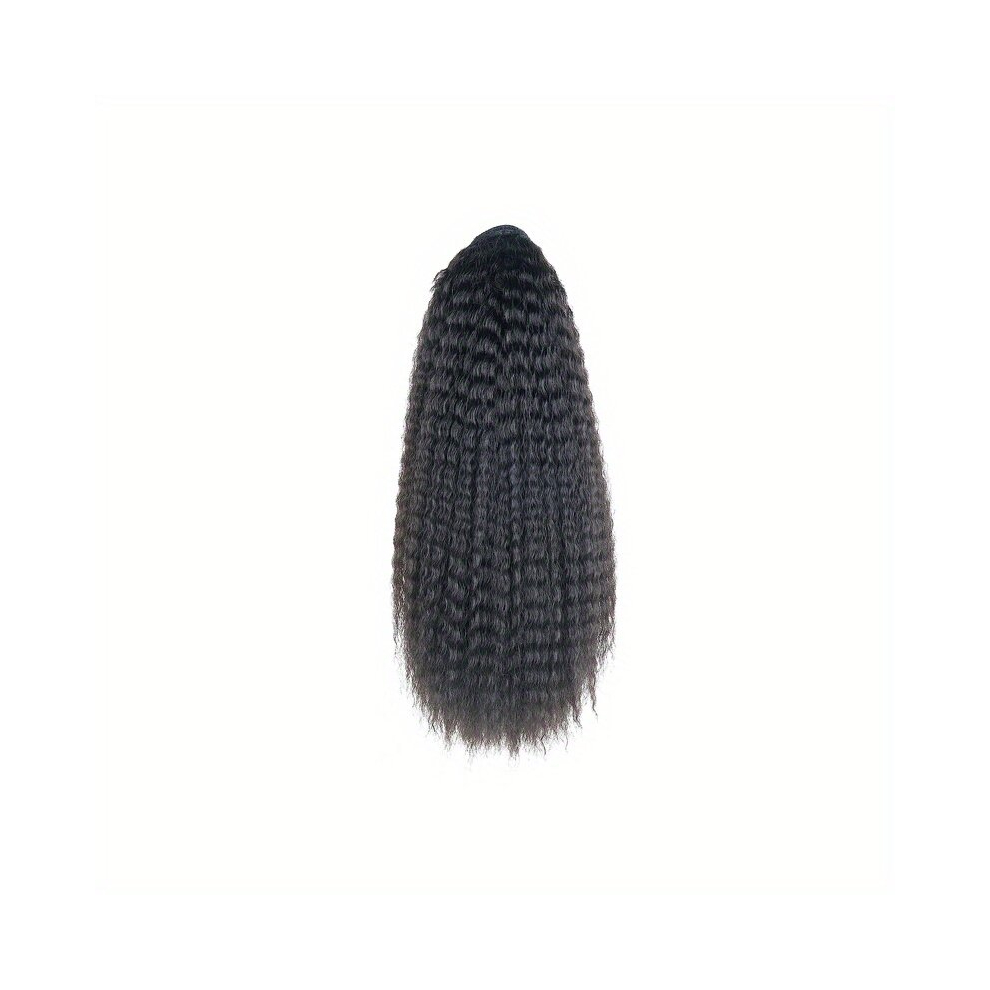 Long Curly Water Wave Drawstring Ponytail Synthetic Clip In Hair Extensions