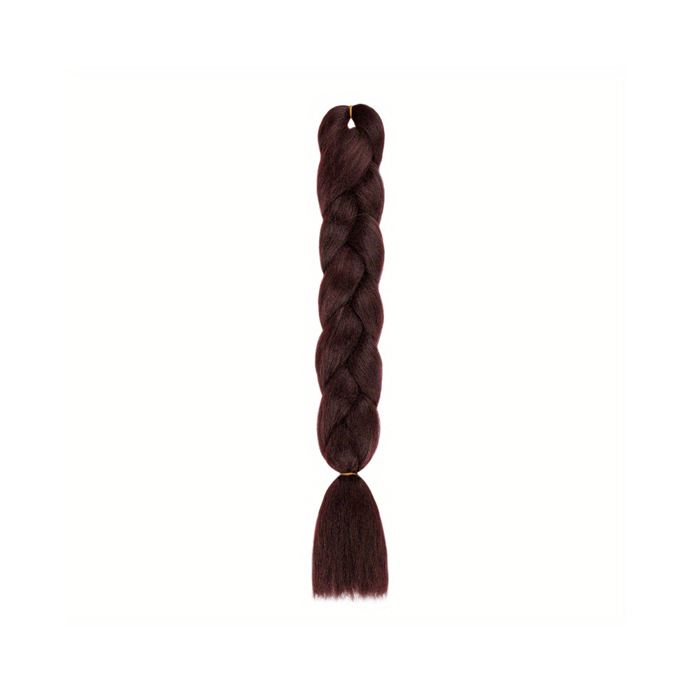 Unisex Multicoloured Synthetic Jumbo Braids Ombre Braiding Hair Extension Box Braid Hair Extensions Highlight Gradient Hair Extensions 60