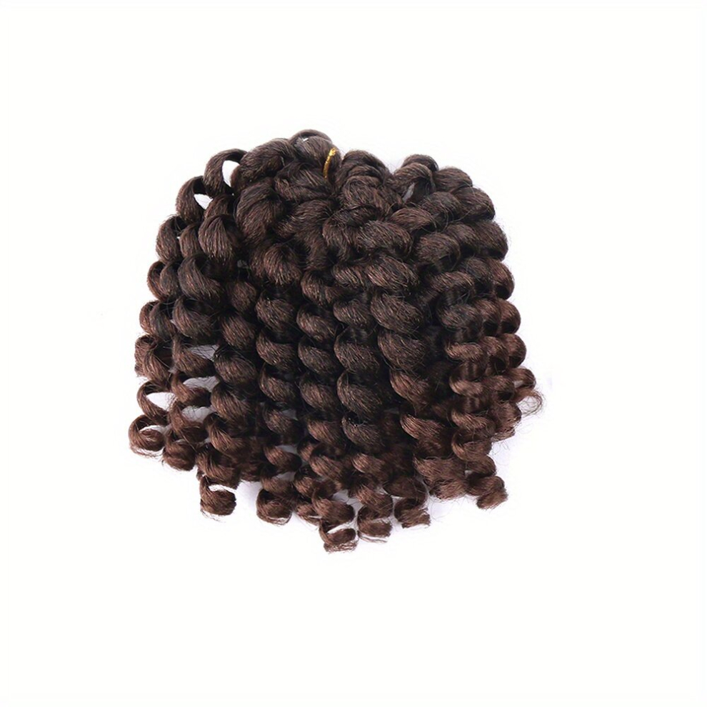 Unisex Multicoloured 1Pcs Jumpy Wand Curl Crochet Braids Extensions 20 Strands Jamaican Bounce For Afro Braiding Hair Extensions Pre Twisted For Women