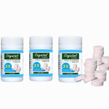 300 Pcs Chlorine Tablets Swimming Pool Cleaning Tablet Floating Hot Tub Chemical Safe Long Lasting New