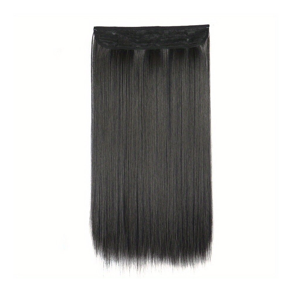 Invisible Wire Hair Extensions With Transparent Wire Adjustable Size Long Straight Secret Hairpiece For Women 55 88 Cm 100g