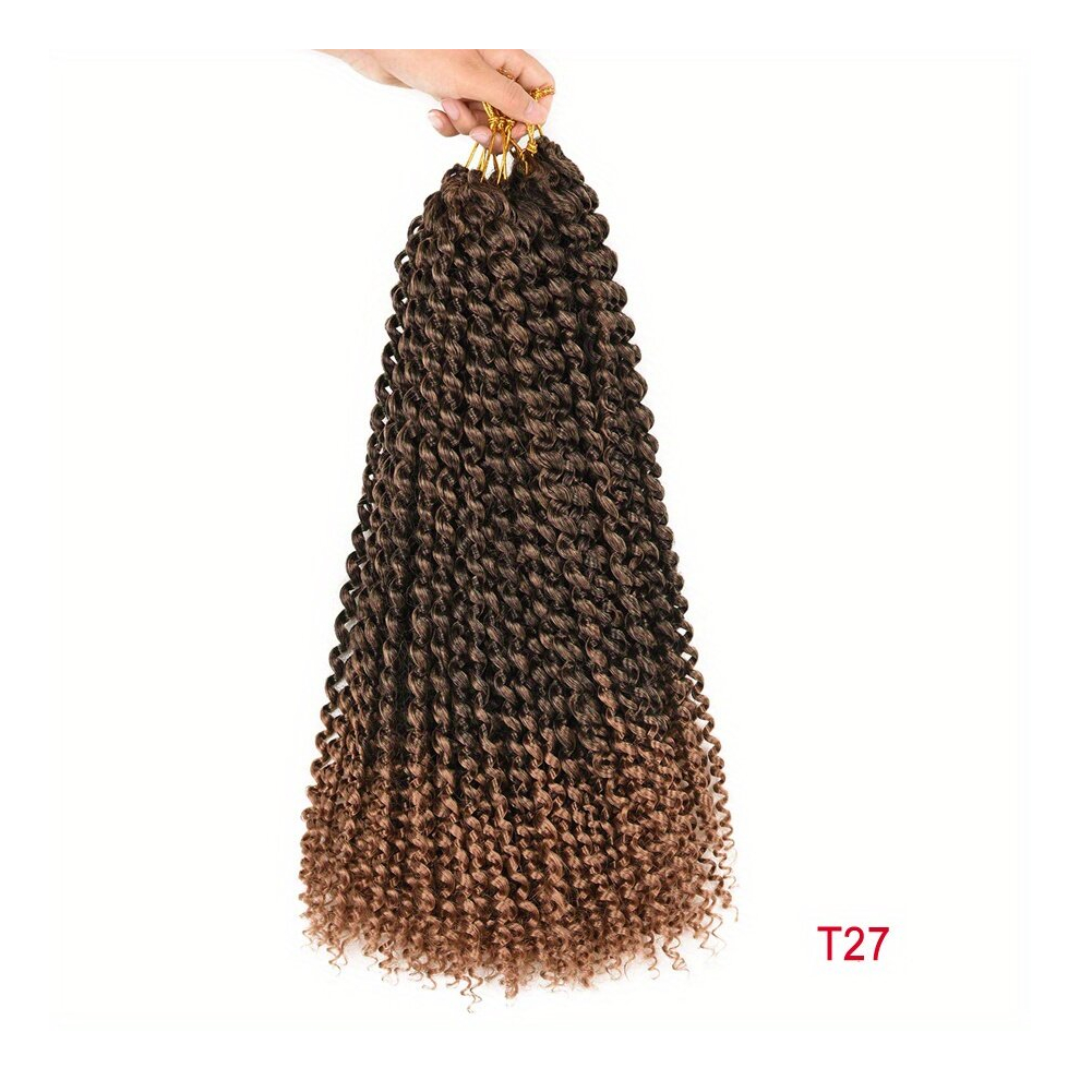 Unisex Multicoloured Passion Twist Crochet Hair 45 100G Pack Synthetic Crochet Hair Extensions Braiding Hair For Butterfly Style Crochet Braids Bohemian Hair Extensions