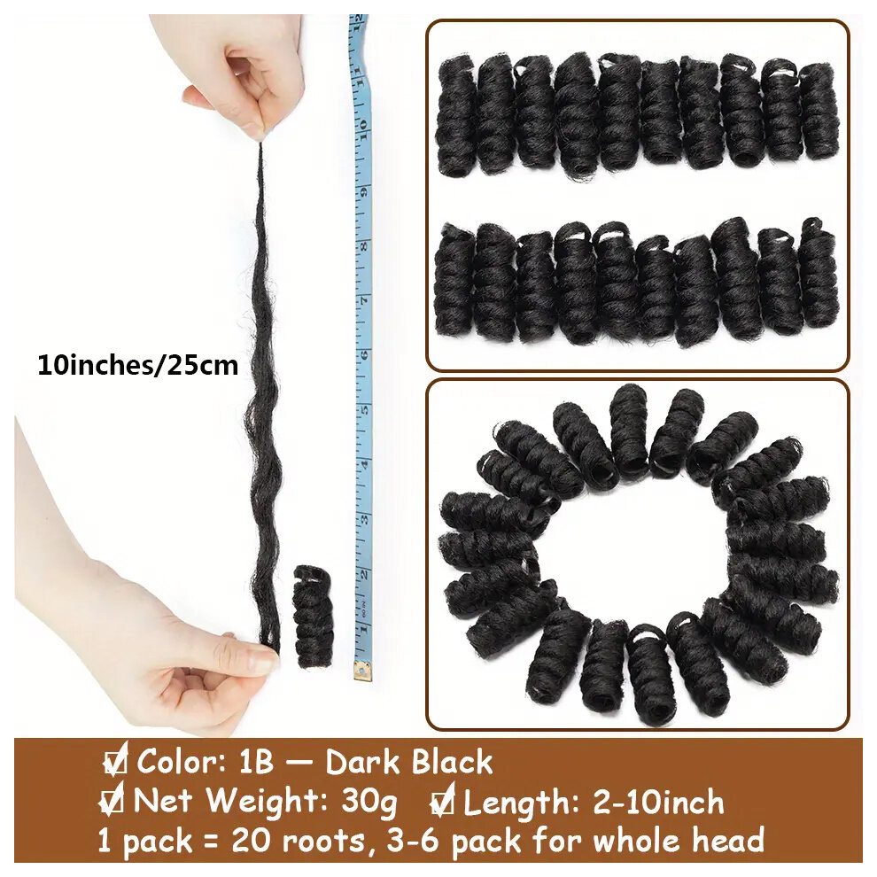 Unisex Black 25 4 Cm Synthetic Braiding Hair Extensions Jamaican Bounce Crochet Braiding Hair Ombre Spring Twist Hair Extensions For Women