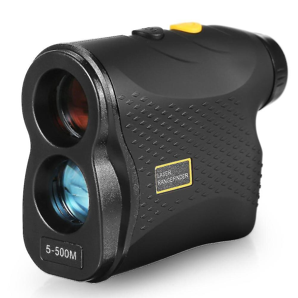 500m / 600m / 900m Golf Rangefinder Distance Meter Speed Tester Range Finder Digital Hunting Measurement Monocular Telescope(500m,black)
