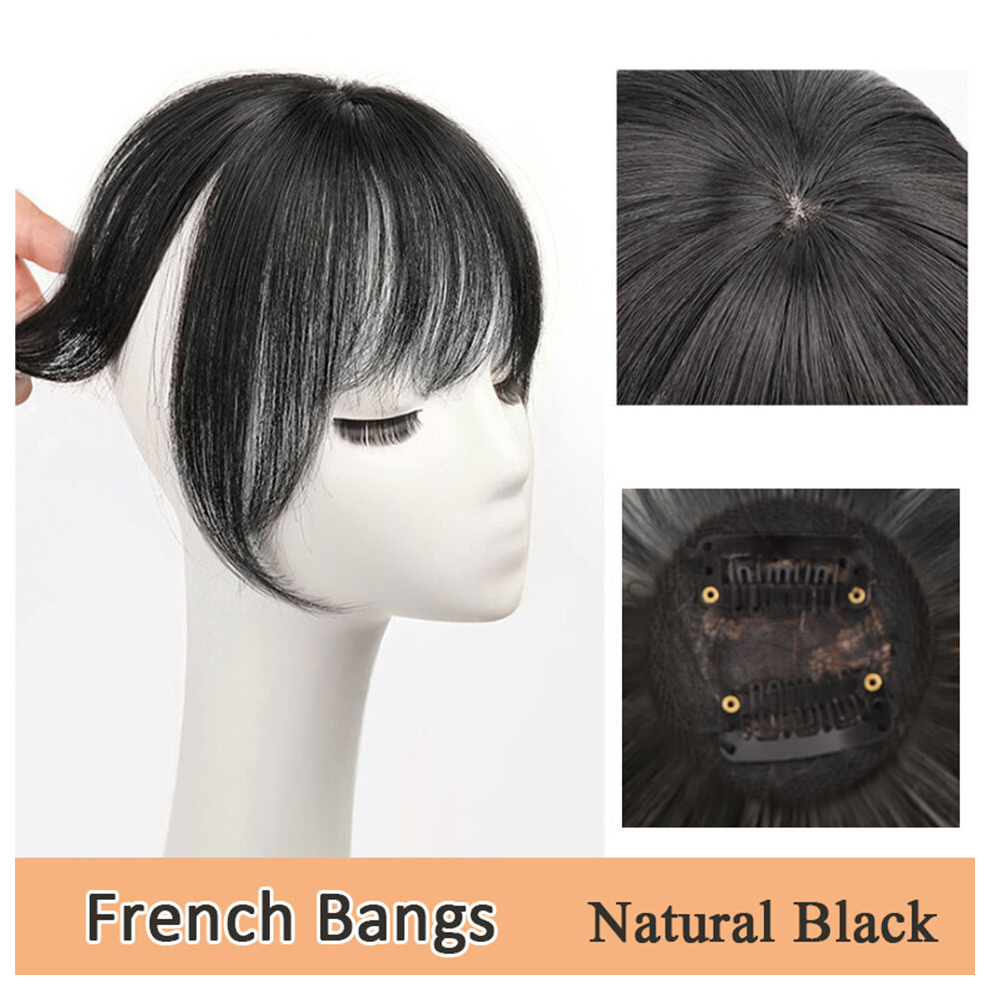 Synthetic Bangs Wig Natural Hair Accessories Hair Extension Bangs Clip 3D Air Bang