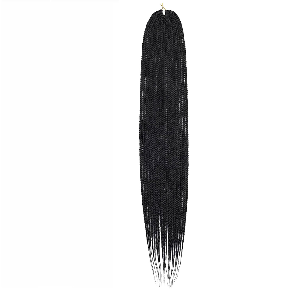 Crochet Box Braids Hair Extension Pre Looped Synthetic Hair Extensions For Women Girls