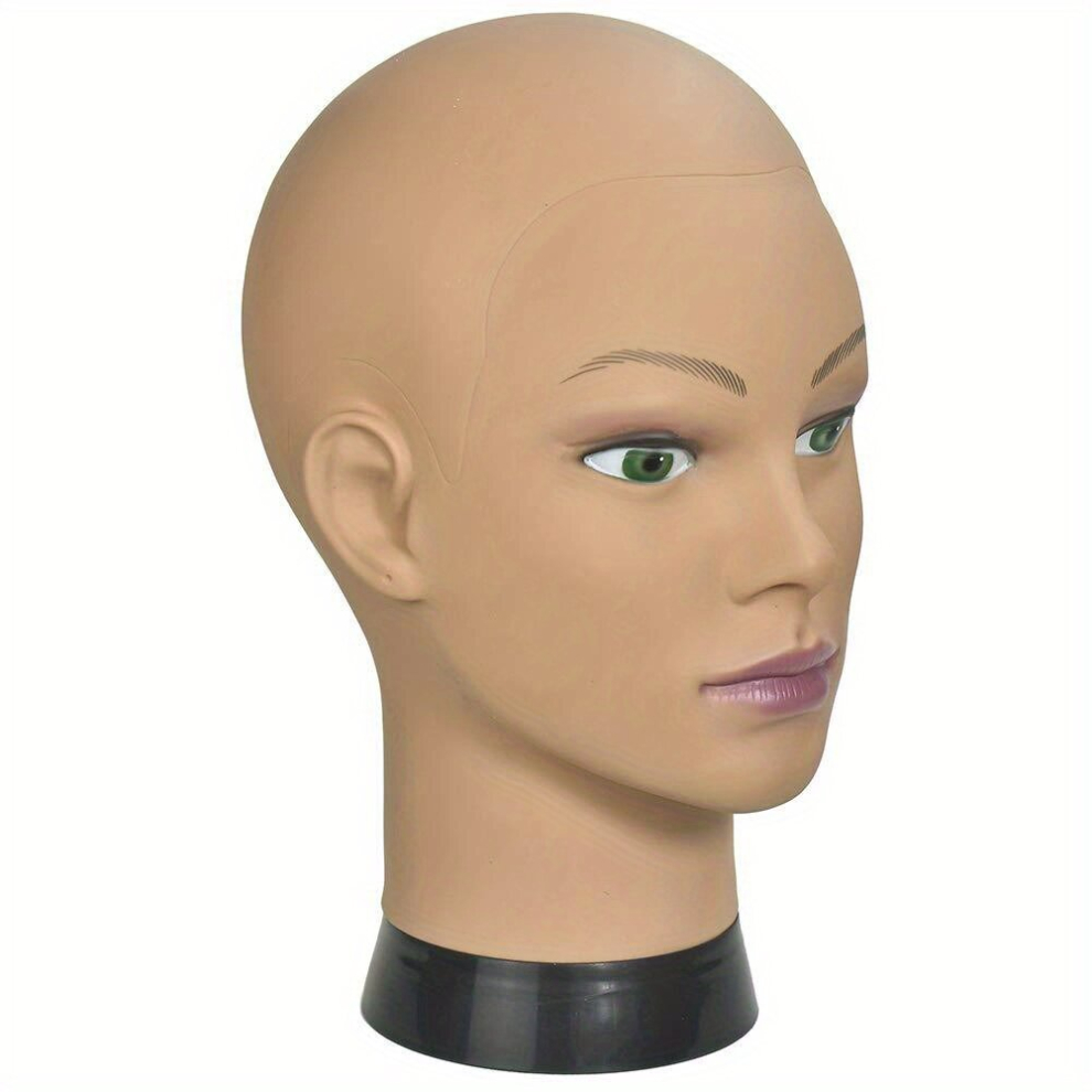 Unisex Multicoloured Mannequin Head For Making Wig And With Clip