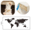 Cake Stencil World Map Pattern Bakeware Pet Cookies Fondant Cutting Die For Bakery 3