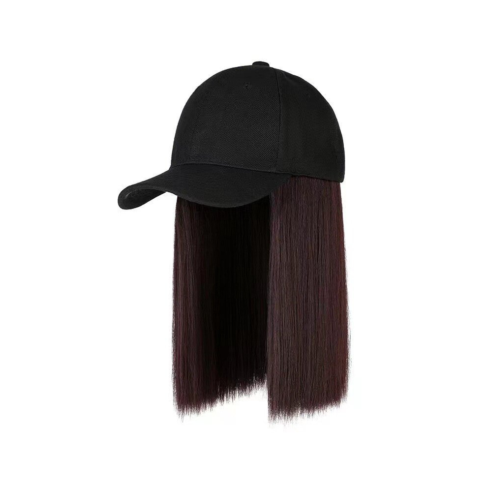Natural Looking Medium Long Straight Synthetic Wig for Daily Use Heat Resistant and Beginner Friendly