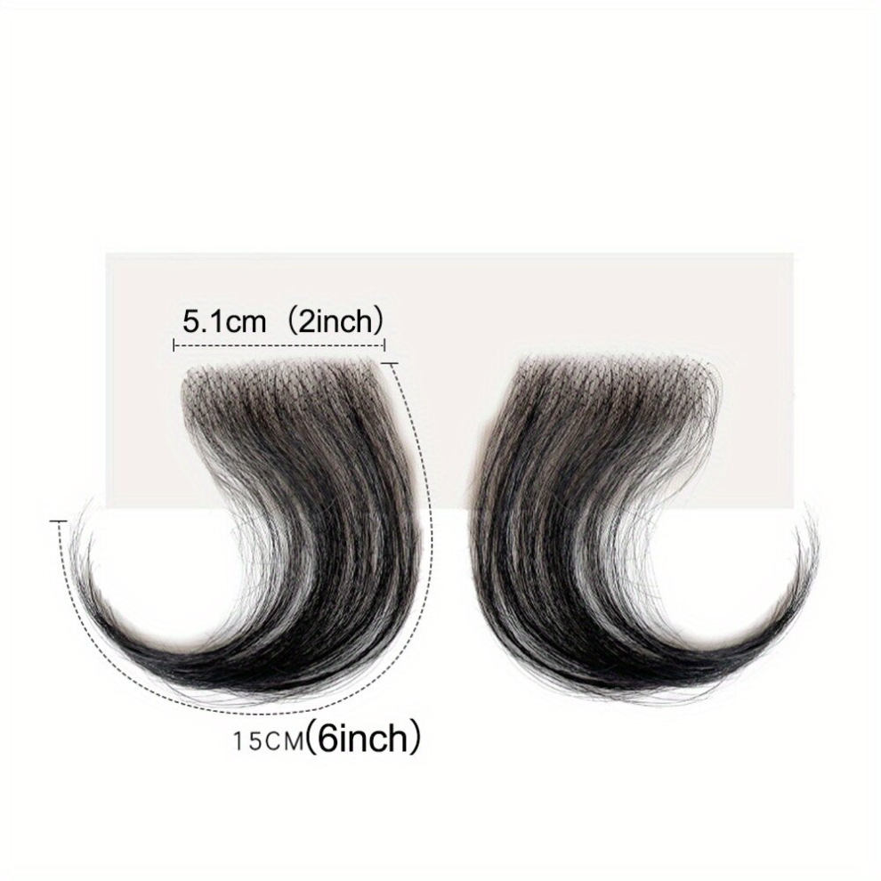 Real Human Hair Edges for Women HD Lace Baby Hair Edges for Invisible Hairline and Natural Look