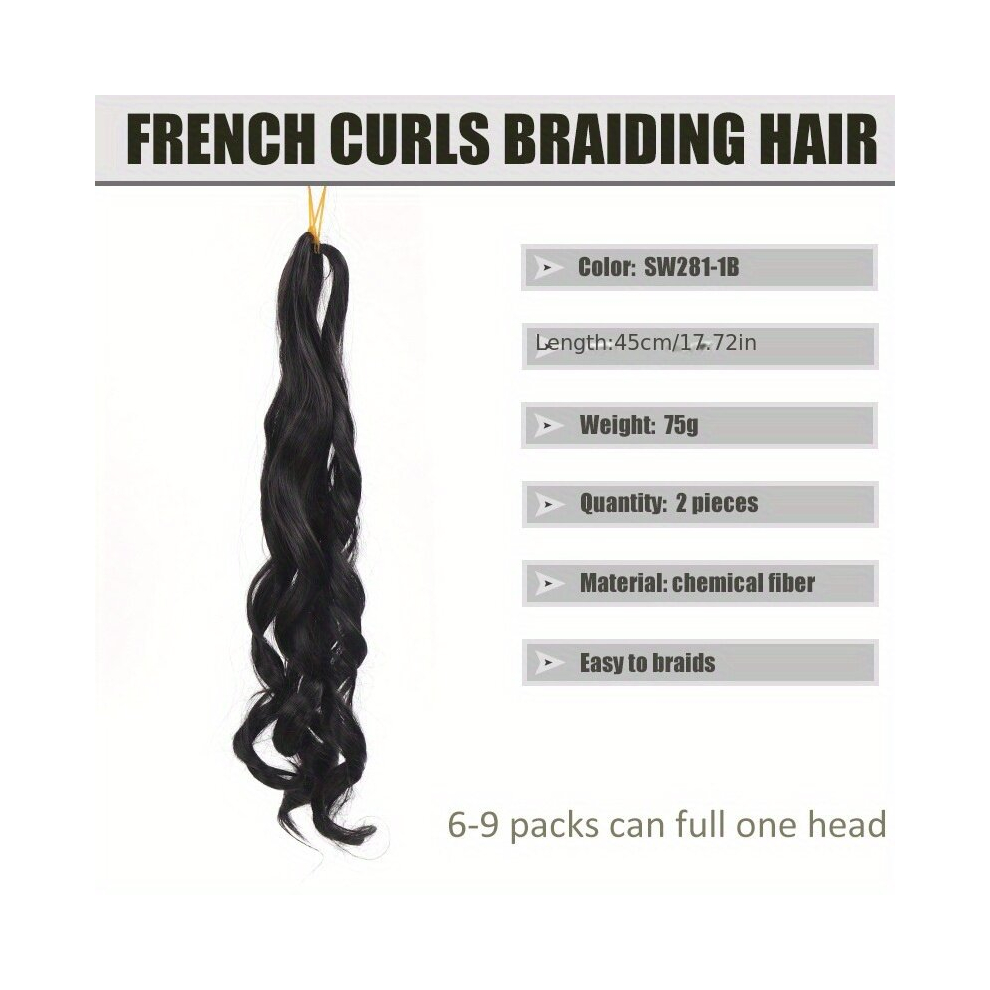 Unisex Black Wig Ponytail Loose Large Curl Ponytail African Dirty Braid Hair Extension Piece Crochet Hair French Frizz Braided Wig