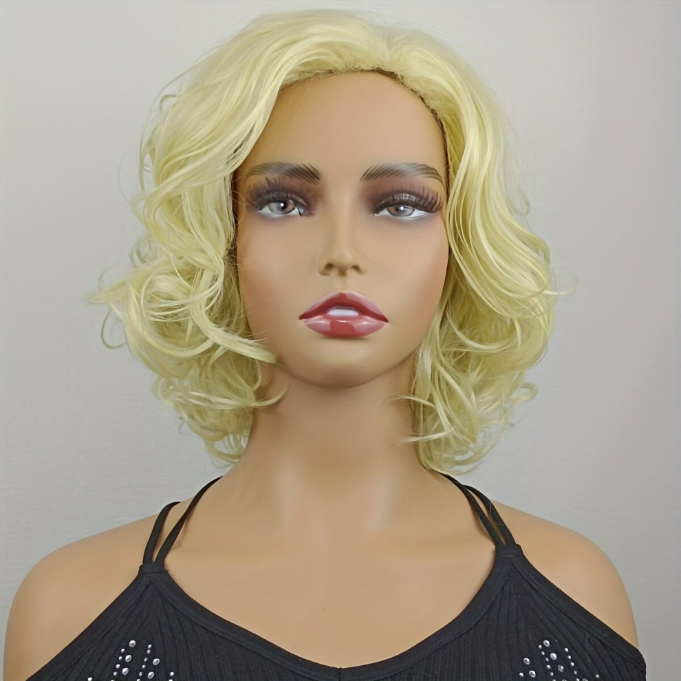 Unisex Multicoloured Costume Wigs Short Curly Wig Synthetic Wig Cosplay Wig For Halloween Cosplay Party