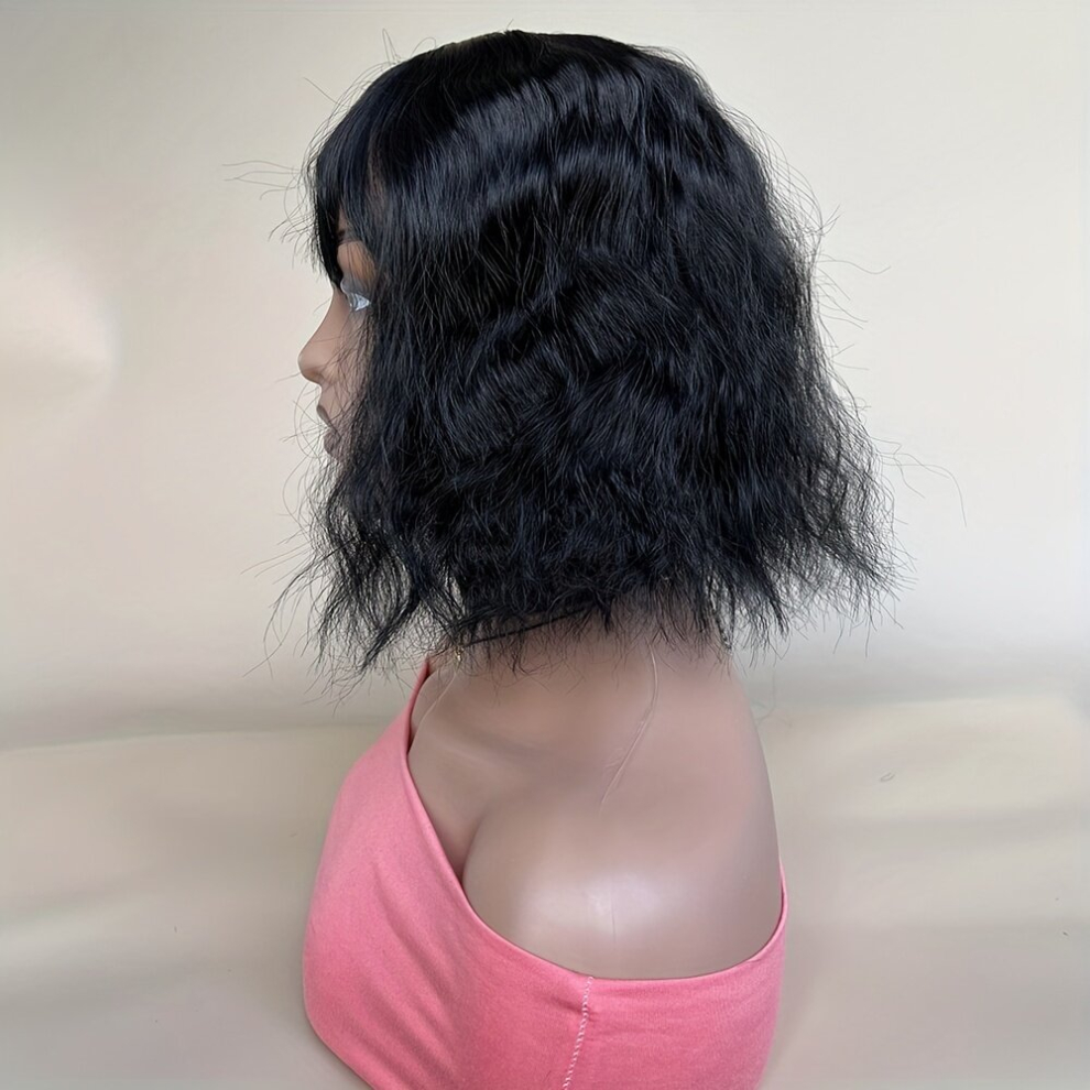 Synthetic Natural Curly Wave Hair Topper Clip In Overhead Bangs For Women Hair Topper With Natural Hair Fringe Synthetic Hair Pieces For Grey Hair Cov