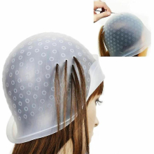 Silicone High Gloss Cap Reusable High Gloss Hair Cap Salon Dye Dye Cap For Women's Hair Color