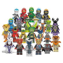 Set Of 24 Pcs Ninjago Figures Building Blocks Toys V