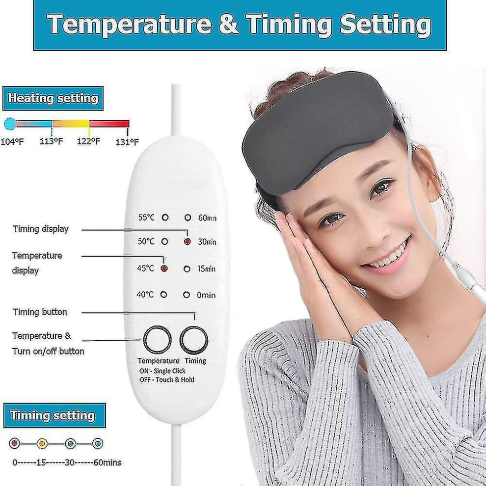 Lavender Warming Eye Mask, Blepharitis Warming Eye Mask With Bags