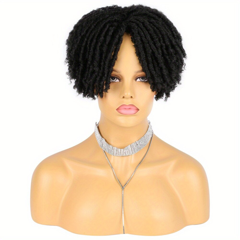Synthetic Clip In Dreadlocks Topper for Thinning Hair Beginner Friendly Hair Extensions for Women and Men