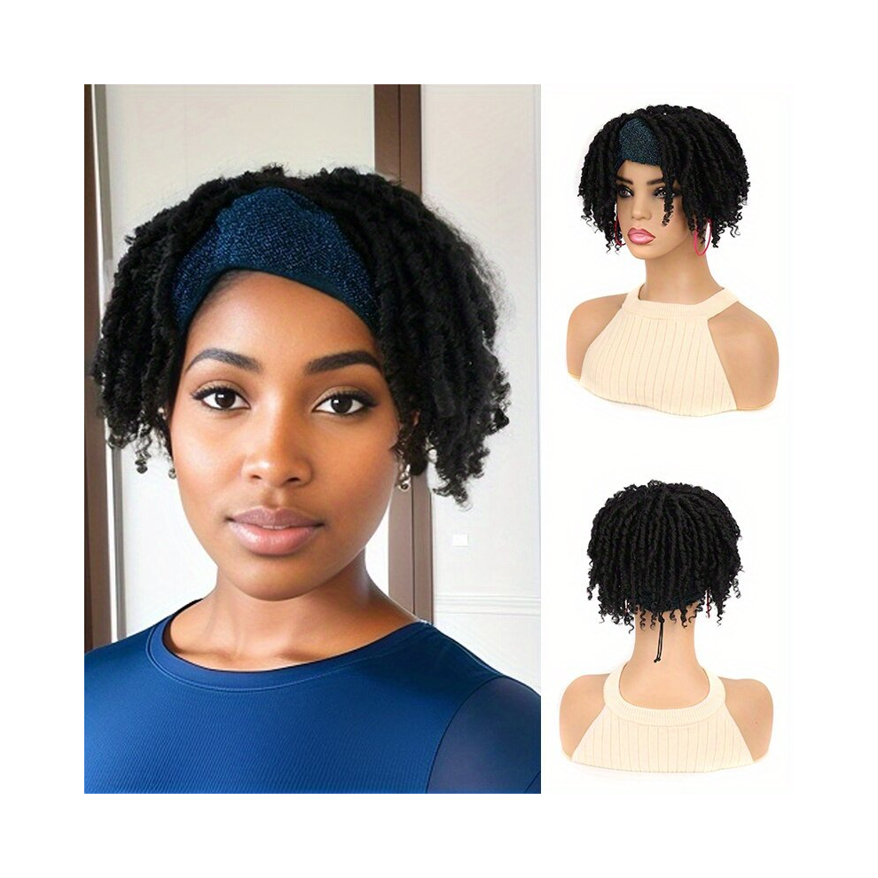 Headbad Wig Spring Twist Braids Wig Synthetic Wig Beginners Friendly Heat Resistant