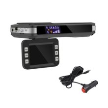 9v-24v 2 In 1 Car Radar Dvr Anti Radar Detector 12 Languages Driving Recorder Video Camera Flow Det