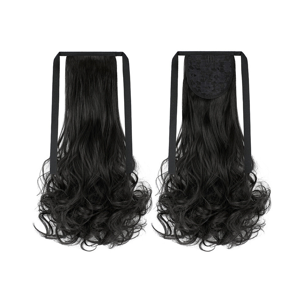 Fluffy Long Curly Synthetic Ponytail Wig Soft and Stylish Hair Extension for Women