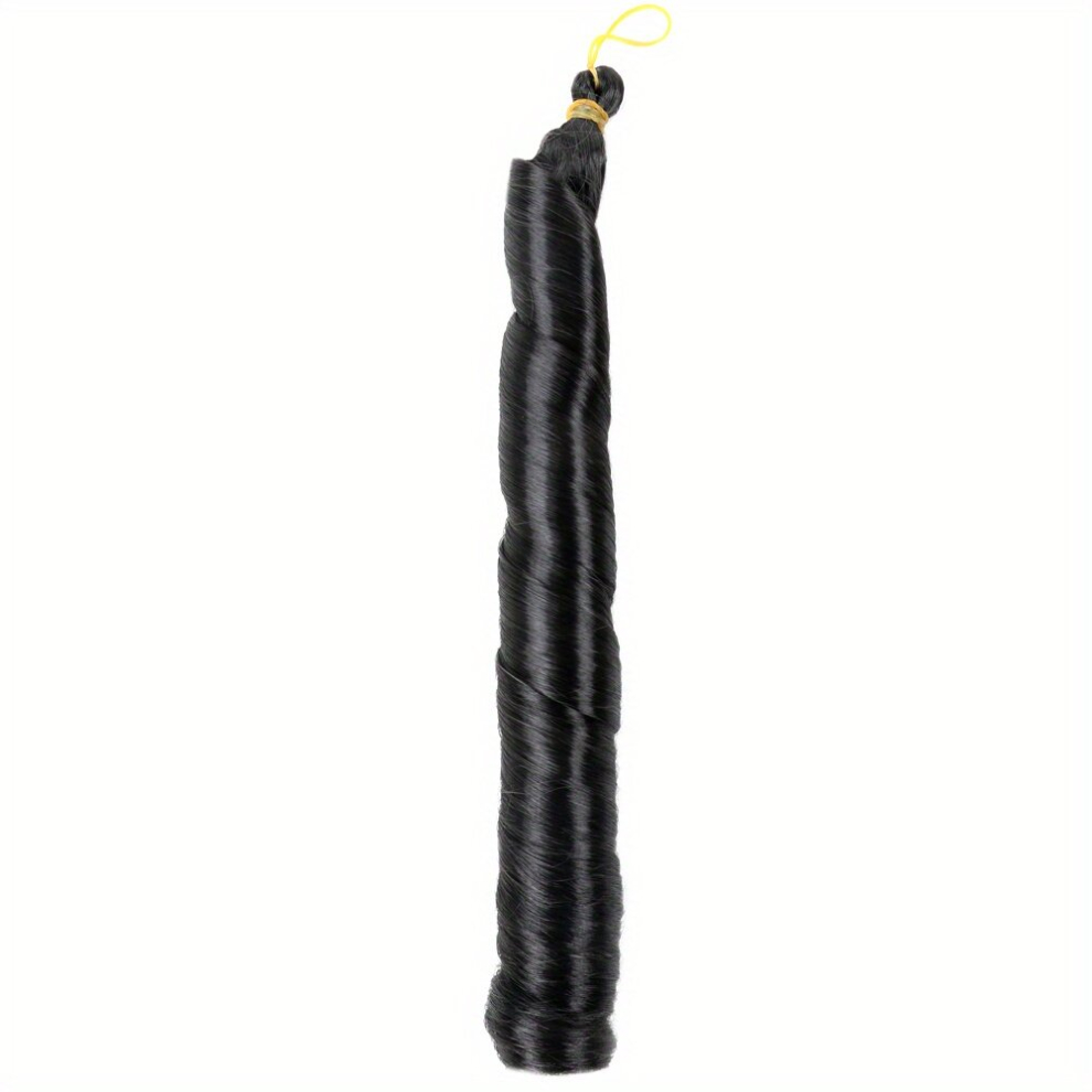 Synthetic Loose Wave Braiding Hair Extensions Spiral Curls Crochet Hair Extensions Pre Stretched French Curls Hair Bulk For Curly End Braids